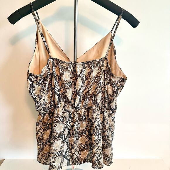 Maurices Size Large Animal Print Camisole Tank Babydoll Y2K Fairy Dainty - Picture 2 of 9